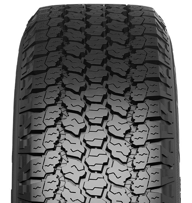 Wrangler All-Terrain Adventure, 235/70 R16 109T Štítok EÚ na označenie pneumatík – hodnotenie mokrej priľnavosti: D, Hodnotenie spotreby paliva: D, Hodnotenie hluku: 72dB