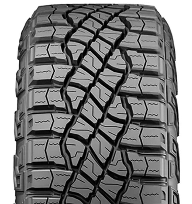 Wrangler Territory RT, 325/65 R18 121Q Štítok EÚ na označenie pneumatík – hodnotenie mokrej priľnavosti: , Hodnotenie spotreby paliva: , Hodnotenie hluku: dB
